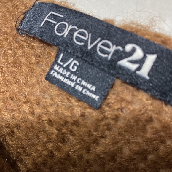 H&M wool knit top brown/ black strips size L ⭐️⭐️⭐️⭐️ - Picture 6 of 10